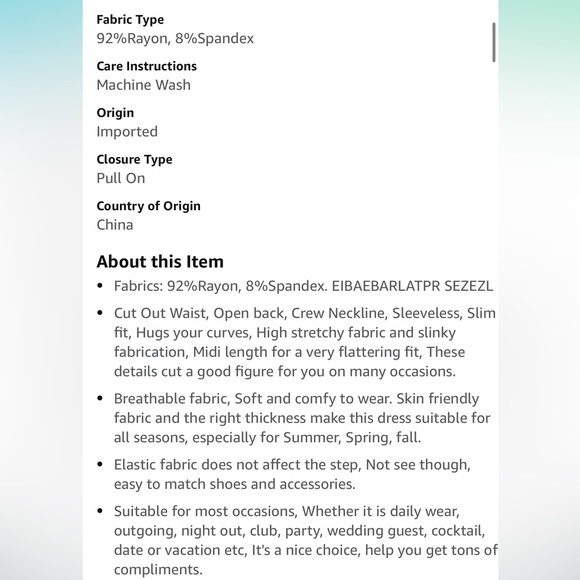 AMAZON | RIBBED CUT OUT MAXI DRESS - Picture 9 of 9